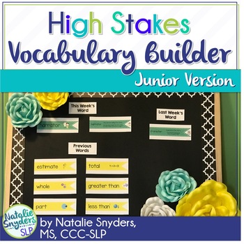 Preview of High Stakes Testing: Vocabulary Builder Junior Edition 1st - 4th Grades