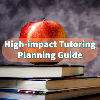 Preview of High-impact Tutoring Lesson Planning Guide 