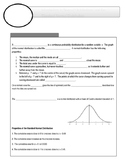 High school Statistics Course---Guided Notes and Activities
