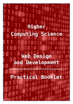 Preview of Higher Computing - Web Booklet