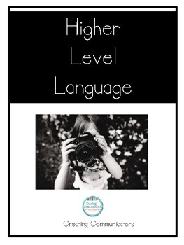 Preview of Higher Level Language- Speech Therapy