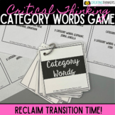 Critical Thinking Word Games for the Classroom