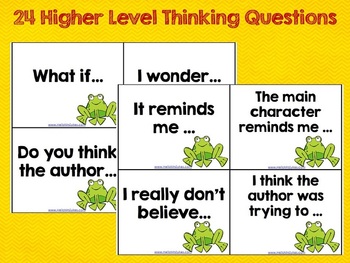 high level questioning stems Thinking higher question level stems support lessons lesson