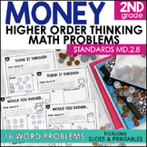 Higher Order Thinking Counting Money 2nd Grade