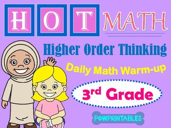 Preview of Higher Order Thinking Daily Math Warm-up 3rd Grade