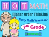 Higher Order Thinking Daily Math Warm-up - 7th Grade - NO 