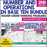 Place Value Higher Order Thinking Bundle | Number and Oper