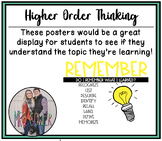 Higher Order Thinking Posters