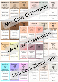 Preview of Higher order thinking cards