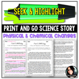 Seek & Highlight: Physical and Chemical Changes Science Ma