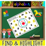 Highlight! Alphabet Recognition Activity for All 26 Letters