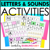 Highlight a Letter Activities -Letters and Beginning Sound