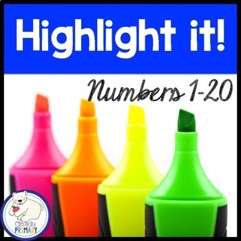 Preview of Counting 1-20, Highlight Activities Numbers 1-20 | Kindergarten & First Grade