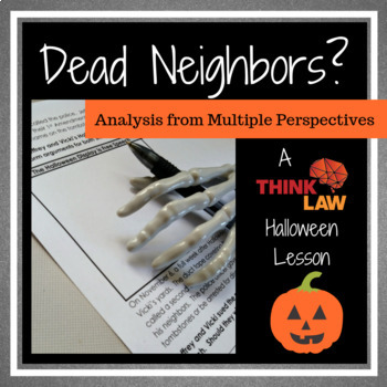 Preview of Highlight on Halloween and Free Speech: Dead Neighbors?