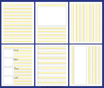 numbered lined paper template for writing teaching resources tpt