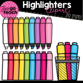 Preview of Highlighters {Clipart}