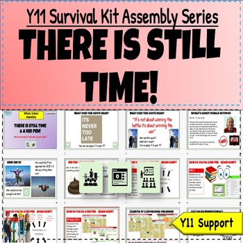 Preview of Highschool Survival Assembly Lesson - There Is Still Time! + Red Pen Technique