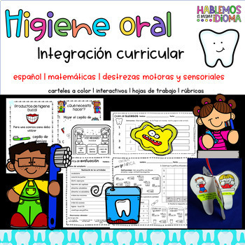 Preview of Higiene oral | Dental health | Oral health activities in SPANISH