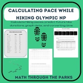 Hiking in Olympic National Park: Finding unit rates, graph