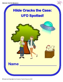Preview of Hilde Cracks the Case: UFO Spotted! Book Study