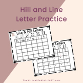 Hill/Valley and Line Letters Dice Game