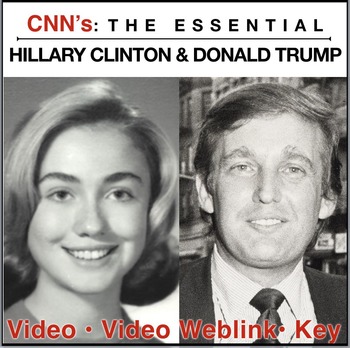 Preview of Hillary Clinton & Donald Trump Video Guide Bundle - CNN Essential Biographies