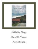 Hillbilly Elegy Memoir J.D.Vance Novel Study Chapter Questions