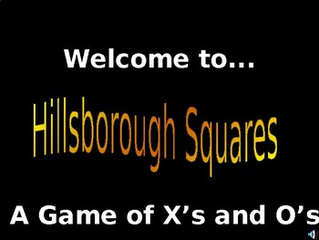 Preview of Hillsborough Squares (Hollywood Squares) Interactive PowerPoint Game
