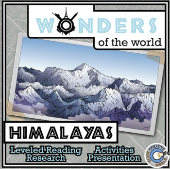 Preview of Himalayas - Leveled Reading, Slides, Printables, Activities & Digital INB