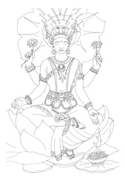 Preview of Hindu Mythology Stories and coloring pages