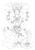 Hindu Mythology Stories and coloring pages