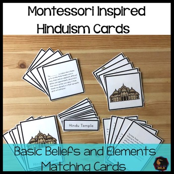 Preview of Hinduism 5 part cards