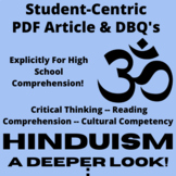 Hinduism: A Deeper Look - Student-Centric PDF Article and 