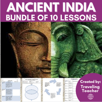 Preview of Hinduism & Buddhism in Ancient India: Bundle of 10 Lessons: Reading Passages