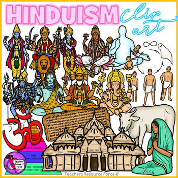 Preview of Hinduism Religion Clipart Realistic