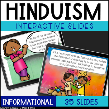 Preview of Hinduism Digital Slides - Interactive Activities on World Religions