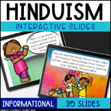 Hinduism Digital Slides with Hindu Gods, Traditions, Holi 
