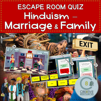 Preview of Hinduism Marriage and Family Escape Quiz