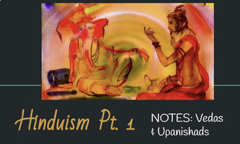 Preview of Hinduism Pt. 1 Vedas - Upanishads (PPT)
