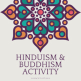 Hinduism and Buddhism Venn Diagram and Thesis Activity
