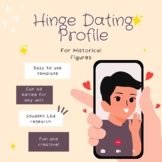 Hinge Dating Profile for Historical Figures/Book Characters