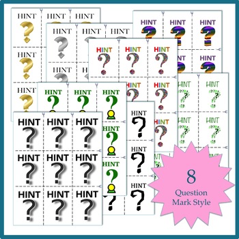 Hint Cards For Escape Rooms And Breakout Edu Games By Thought Process