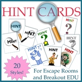 Hint Cards for Escape Rooms and Breakout EDU Games
