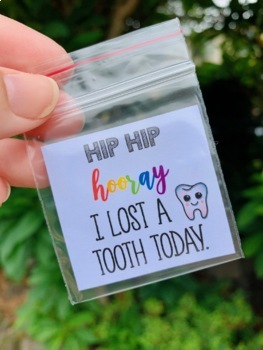 Preview of Hip Hip Hooray I Lost A Tooth Today bags