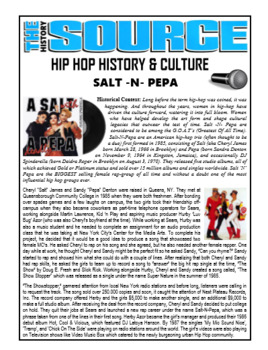 Preview of Hip Hop Culture and History: Salt -N- Pepa