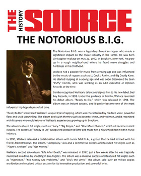 Preview of Hip Hop Culture and History: The Notorious B.I.G.