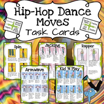 Preview of Hip Hop Dance Moves: Task Cards