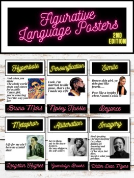 Preview of Hip-Hop Figurative Language Poster Set 2nd Edition