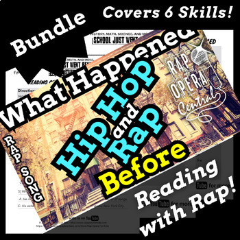 Preview of Hip Hop History Fun ELA Worksheets and Reading Activities for Middle School