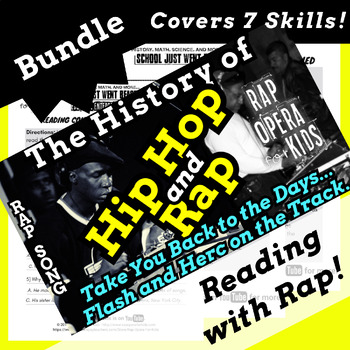 Preview of Hip Hop History Fun End of Year ELA Reading Activities for 5th and 6th Grade